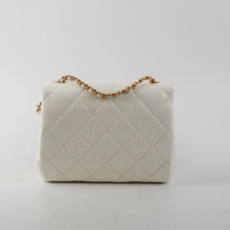 Crossbody bags for everyday useChanel Seasonal Flap Lambskin White