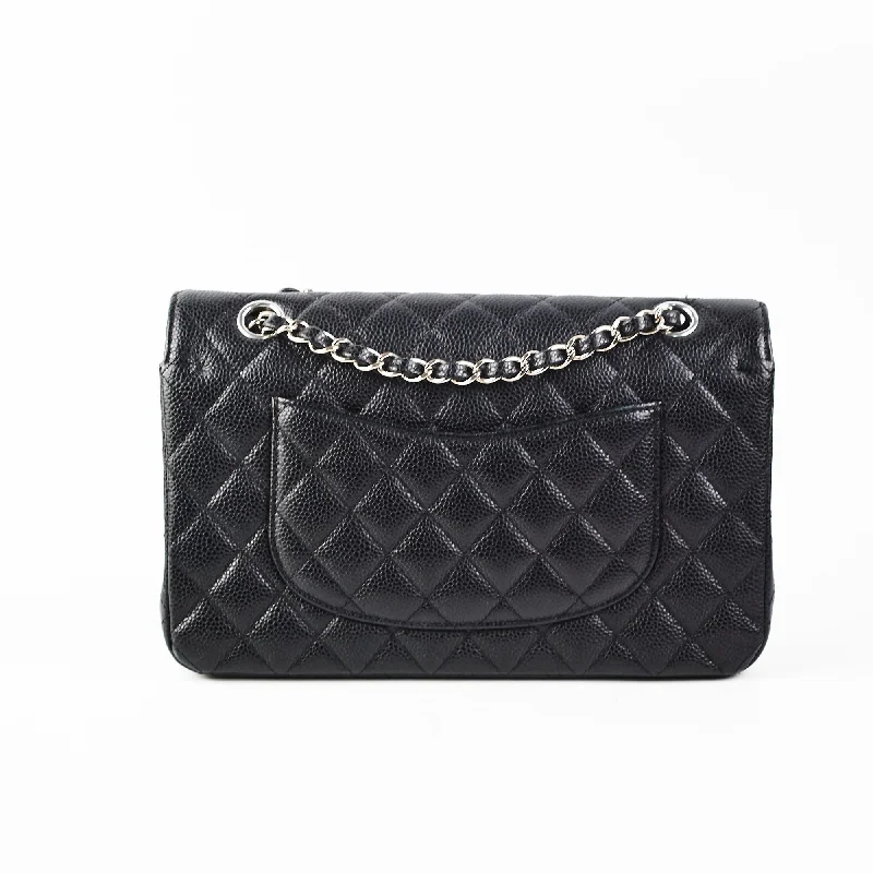 High-end designer bags for menITEM 29 - Chanel Medium Flap Caviar Black