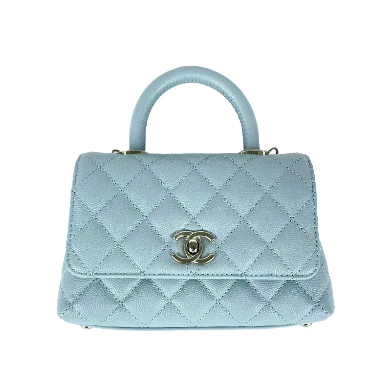 Best bags for weekend getawaysChanel Mini Coco Handle Light Blue