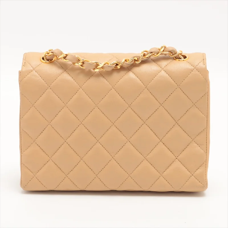 Customizable monogram bagsITEM 17 - Chanel Vintage Mini CC Beige Single Flap Bag