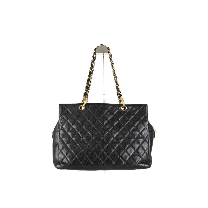 Luxury bags with exotic skinsChanel Petite Timeless Tote Black