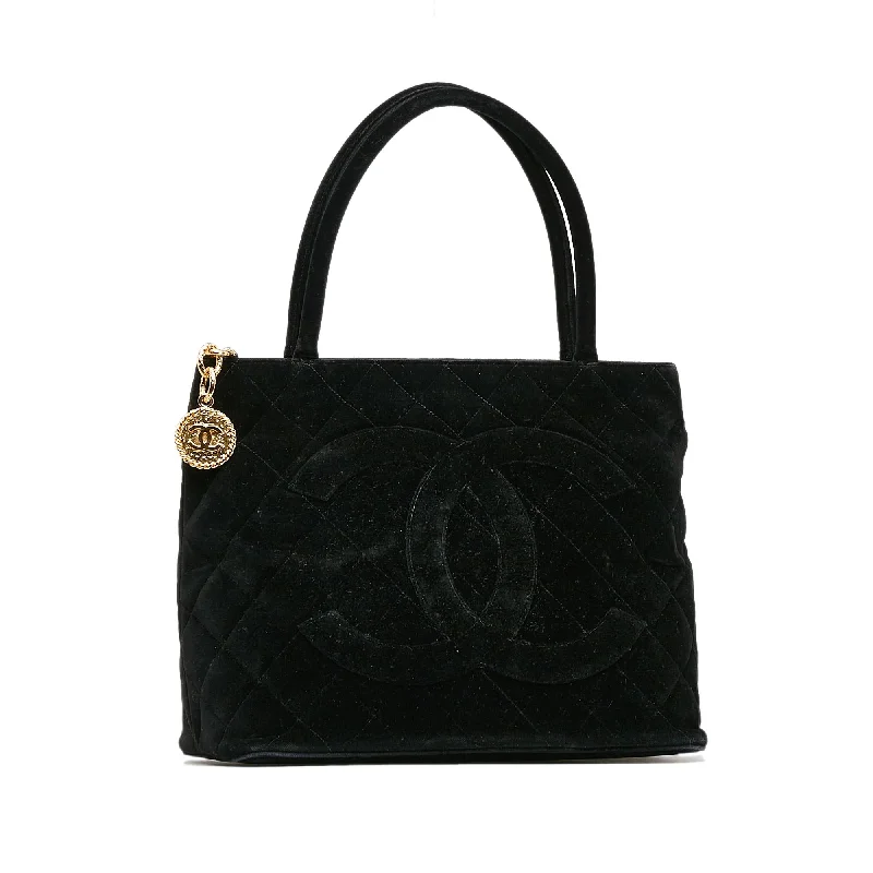 Luxury bags with exotic skinsChanel Velvet Medallion Tote (O6Jpwf)