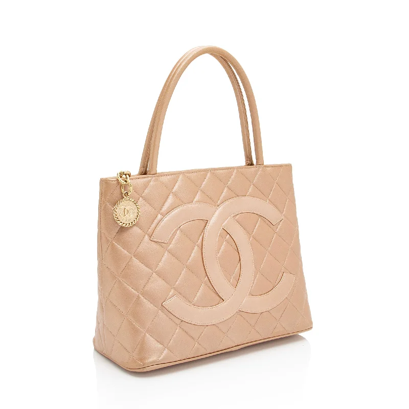 Best-selling designer bags 2025Chanel Vintage Lambskin Medallion Tote (rUIzq2)