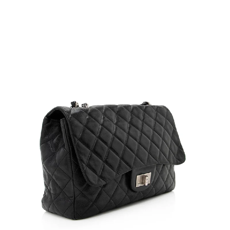 Luxury brand bags on saleChanel Washed Lambskin Hybrid Reissue Jumbo Single Flap Bag (20123)