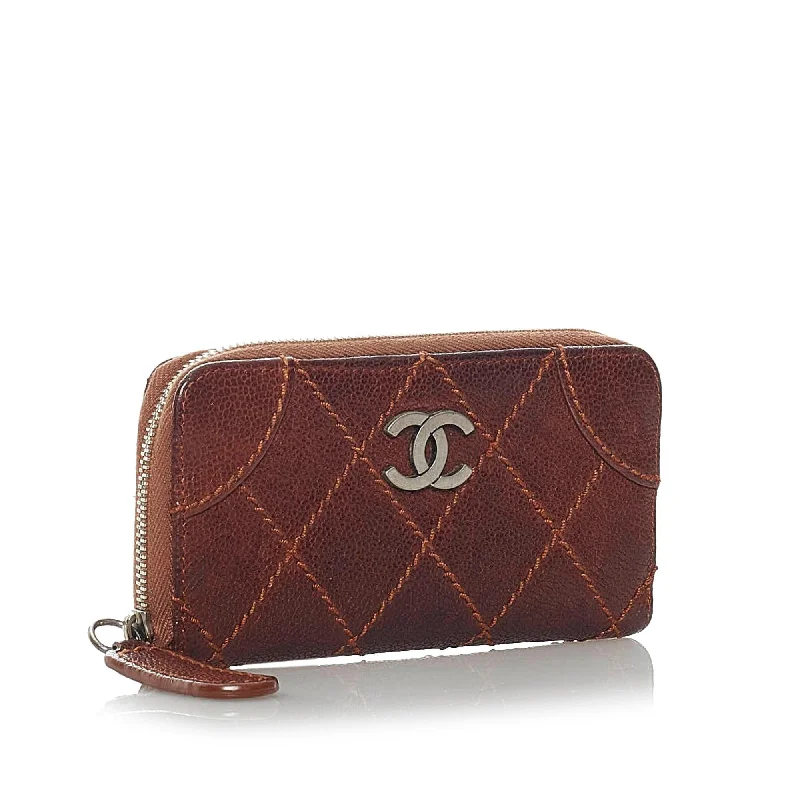 Best-selling designer bags 2025Chanel Wild Stitch Caviar Leather Coin Pouch (33263)