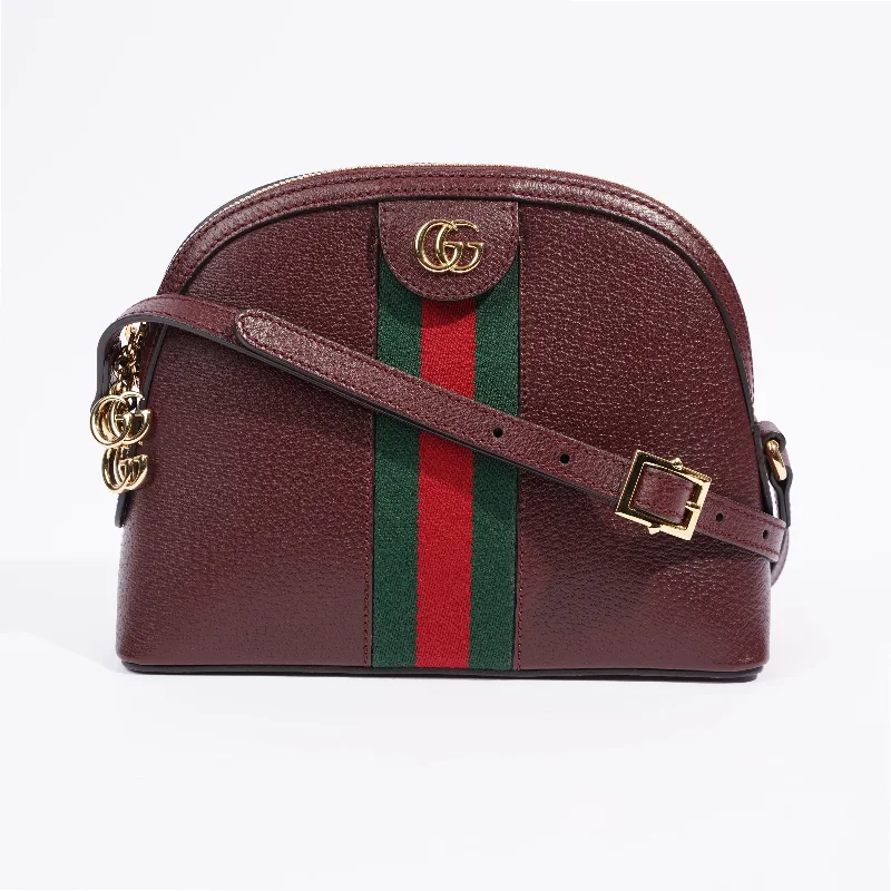 Crossbody bags for everyday useGucci Ophidia GG Shoulder Bag Wine / Green / Red Leather